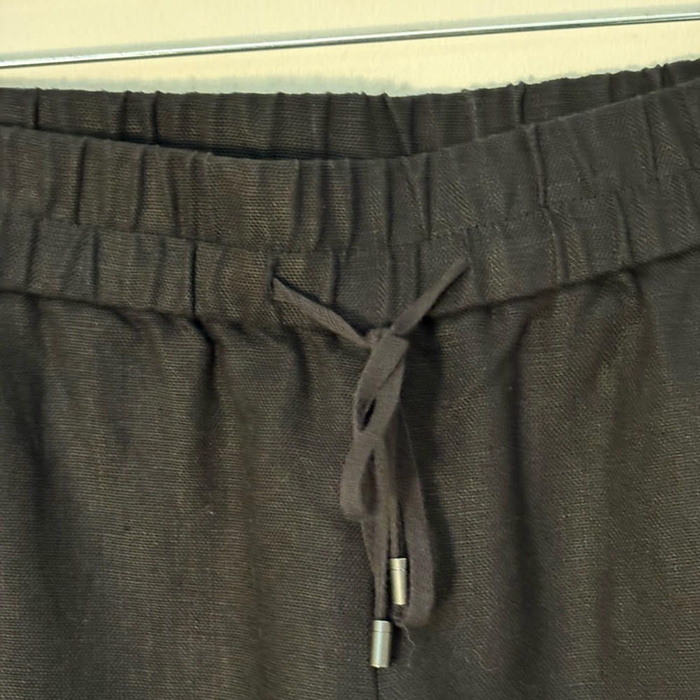 Eileen Fisher Black Pull On Shorts - Picture 9 of 11